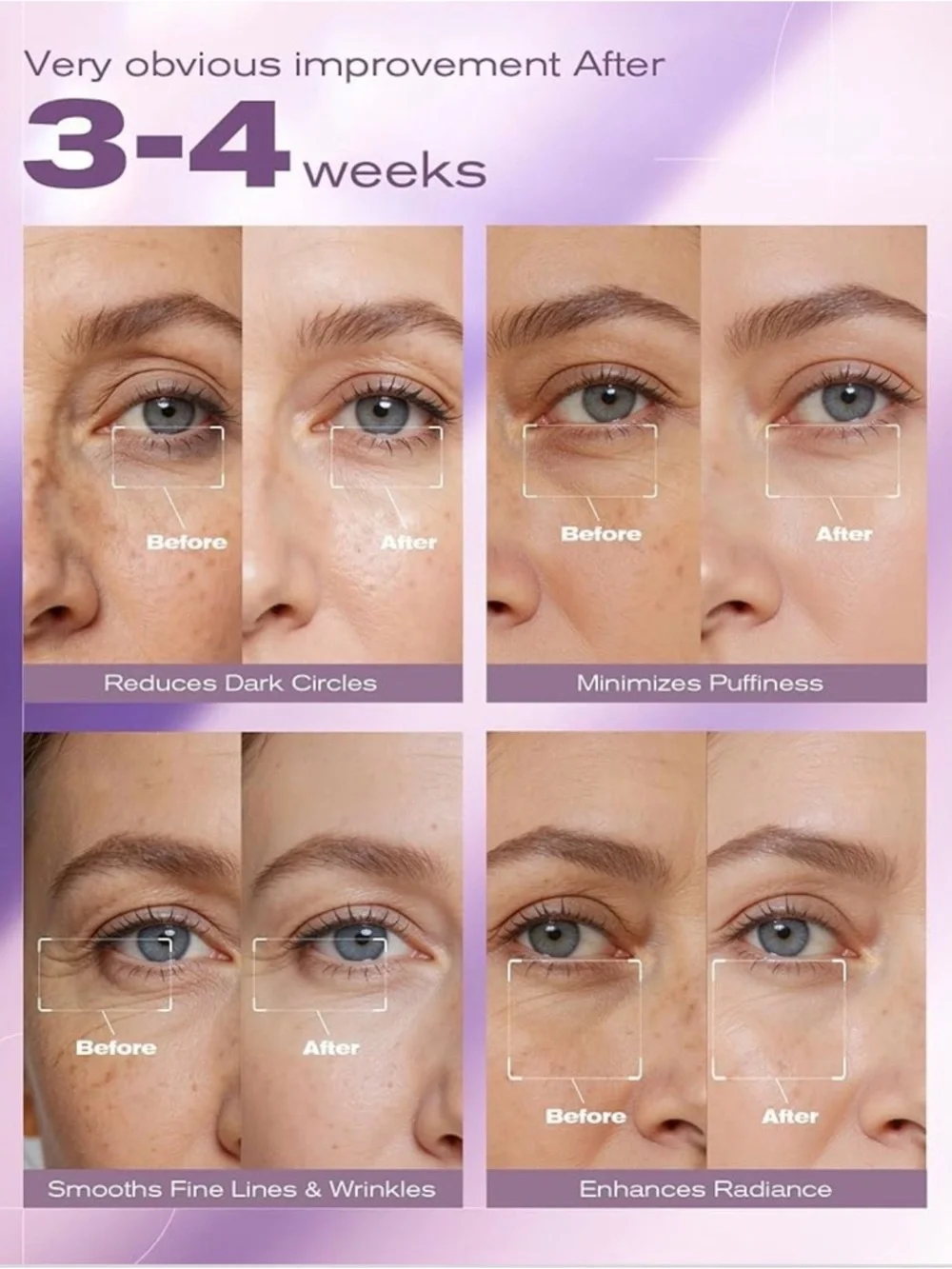Purple Caffeine Retinol Eye Cream - Brightening & Firming